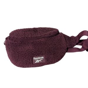 Reebok, Maroon Sherpa Waist Bag